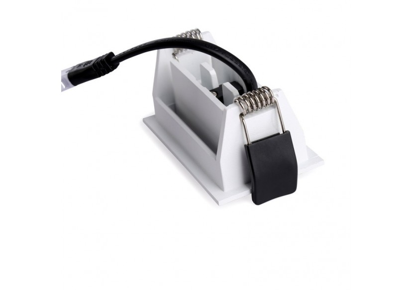 Spot LED encastrable linéaire 6W-Orientable-UGR18-IRC90-Puce OSRAM-2800K - B1214-B-BC - Barcelona LED