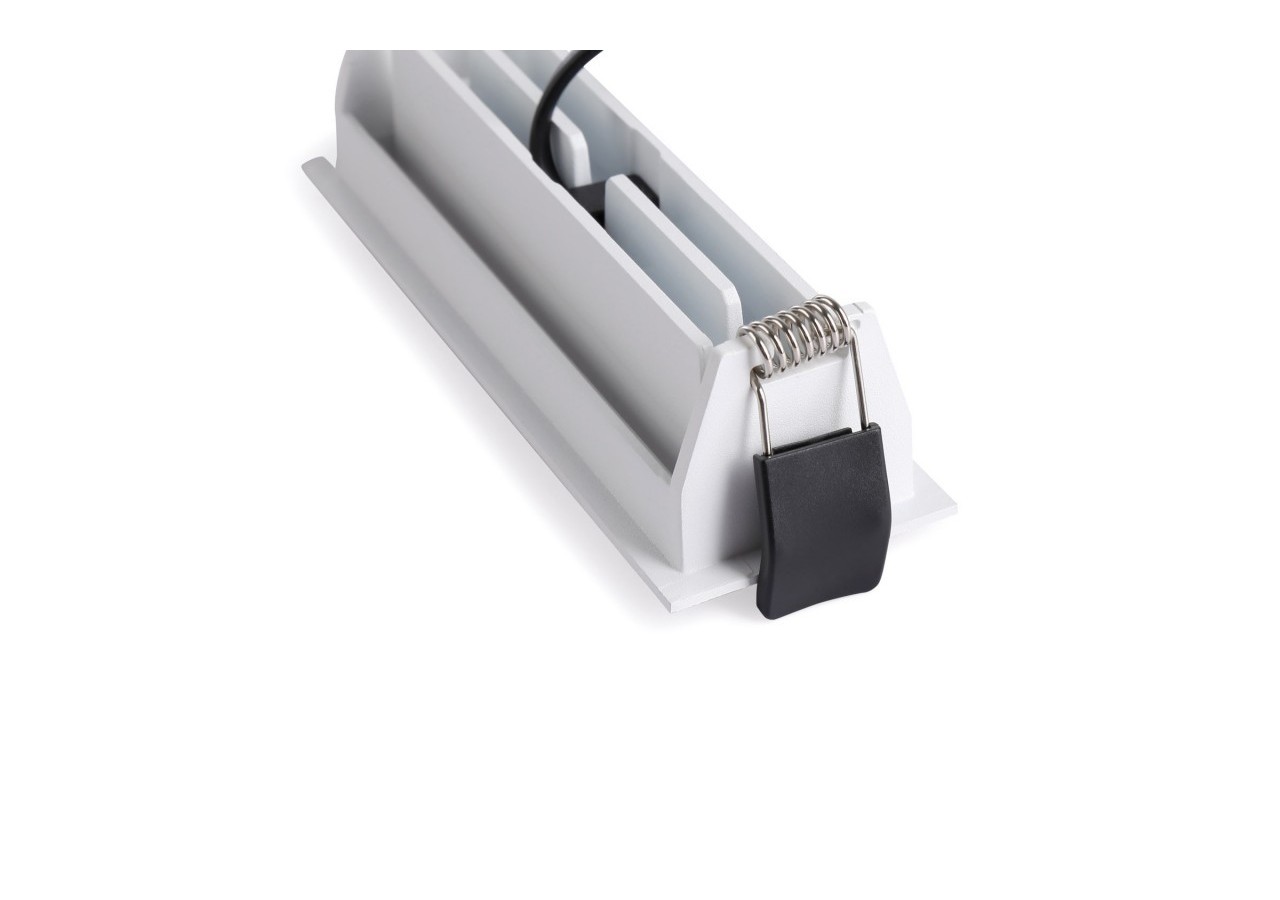 Spot LED encastré linéaire 10W-Orientable-UGR18-IRC90-Puce OSRAM-2800K - B1215-B-BC - Barcelona LED