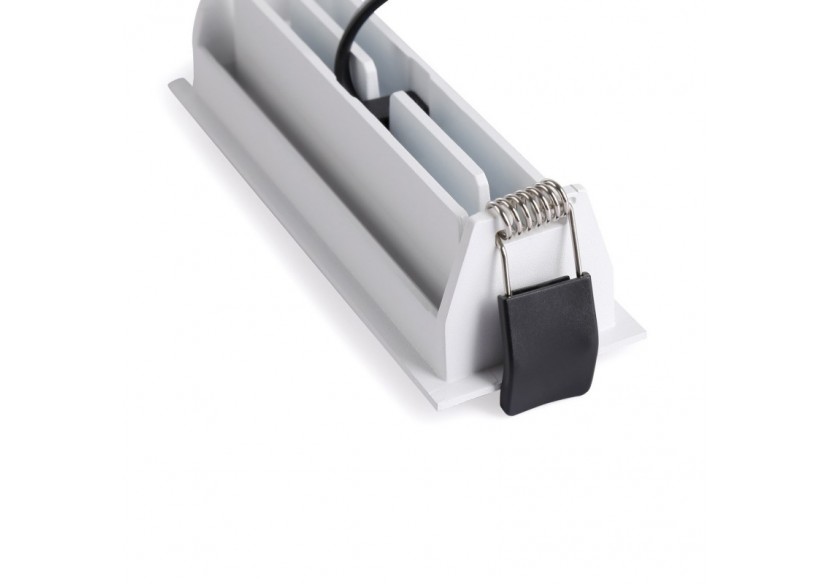 Spot LED encastré linéaire 10W-Orientable-UGR18-IRC90-Puce OSRAM-2800K - B1215-B-BC - Barcelona LED