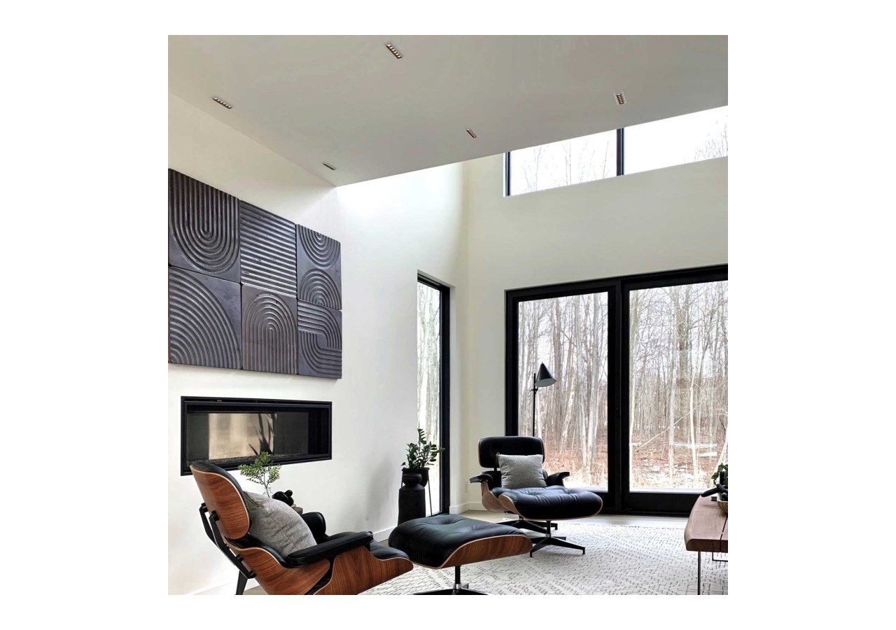 Spot LED encastré linéaire 10W-Orientable-UGR18-IRC90-Puce OSRAM-2800K - B1215-B-BC - Barcelona LED