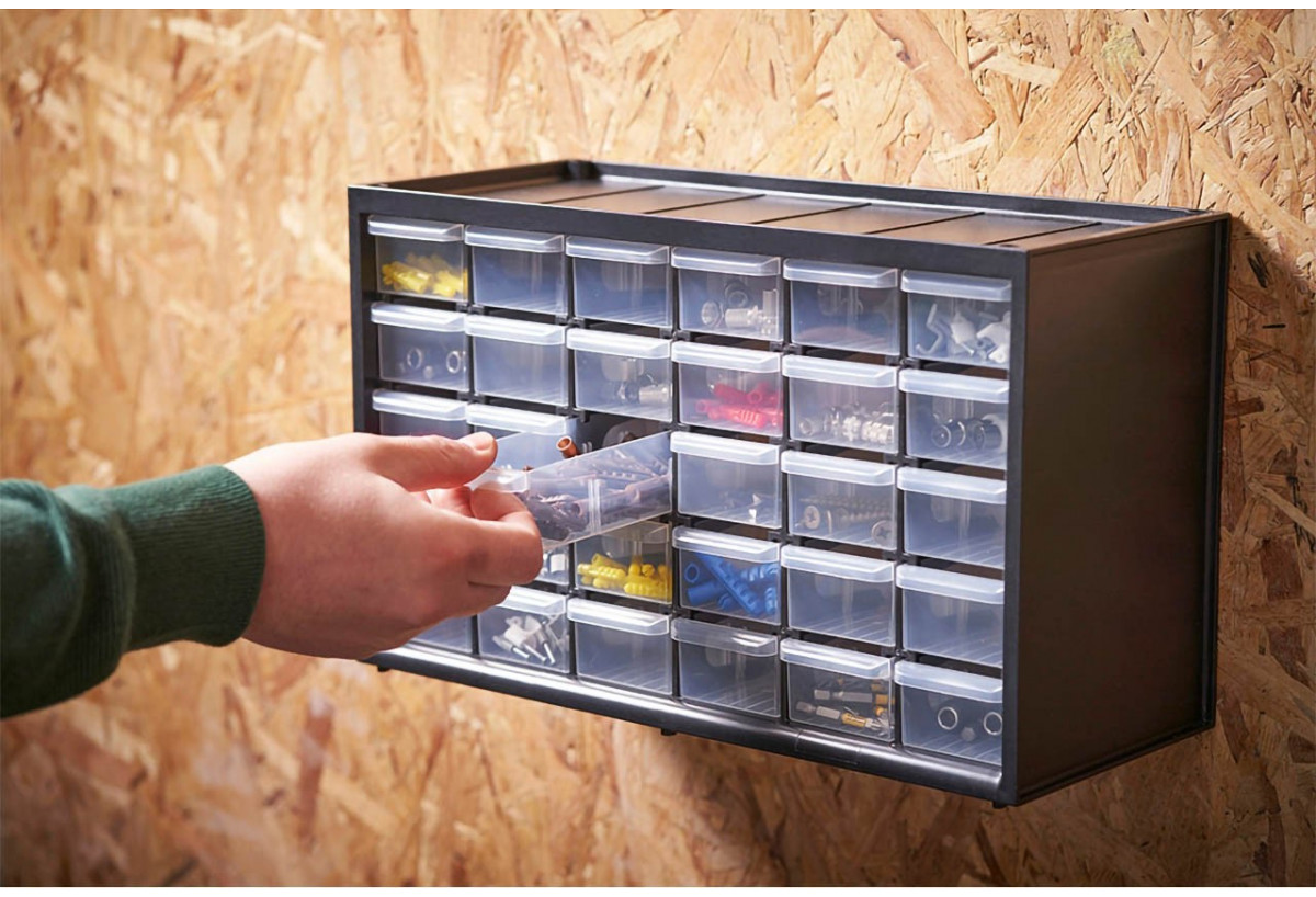 Casier De Rangement 30 Compartiments - Stanley : Confort'Mat