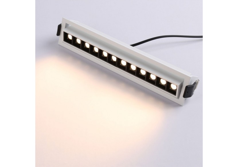 Spot LED encastré linéaire 20W-Orientable-UGR18-IRC90-Puce OSRAM-2800K - B1216-B-BC - Barcelona LED
