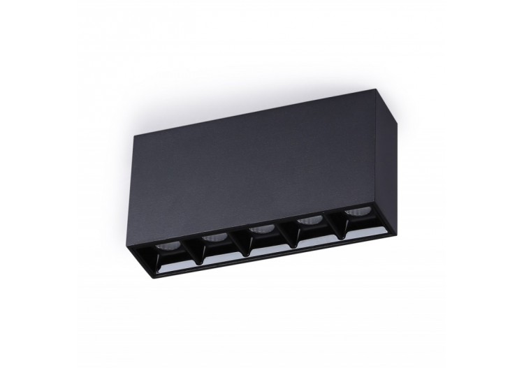 Spot LED linéaire de surface noir-10W-UGR18-IRC90-Puce OSRAM - B1324-N-BN - Barcelona LED 2