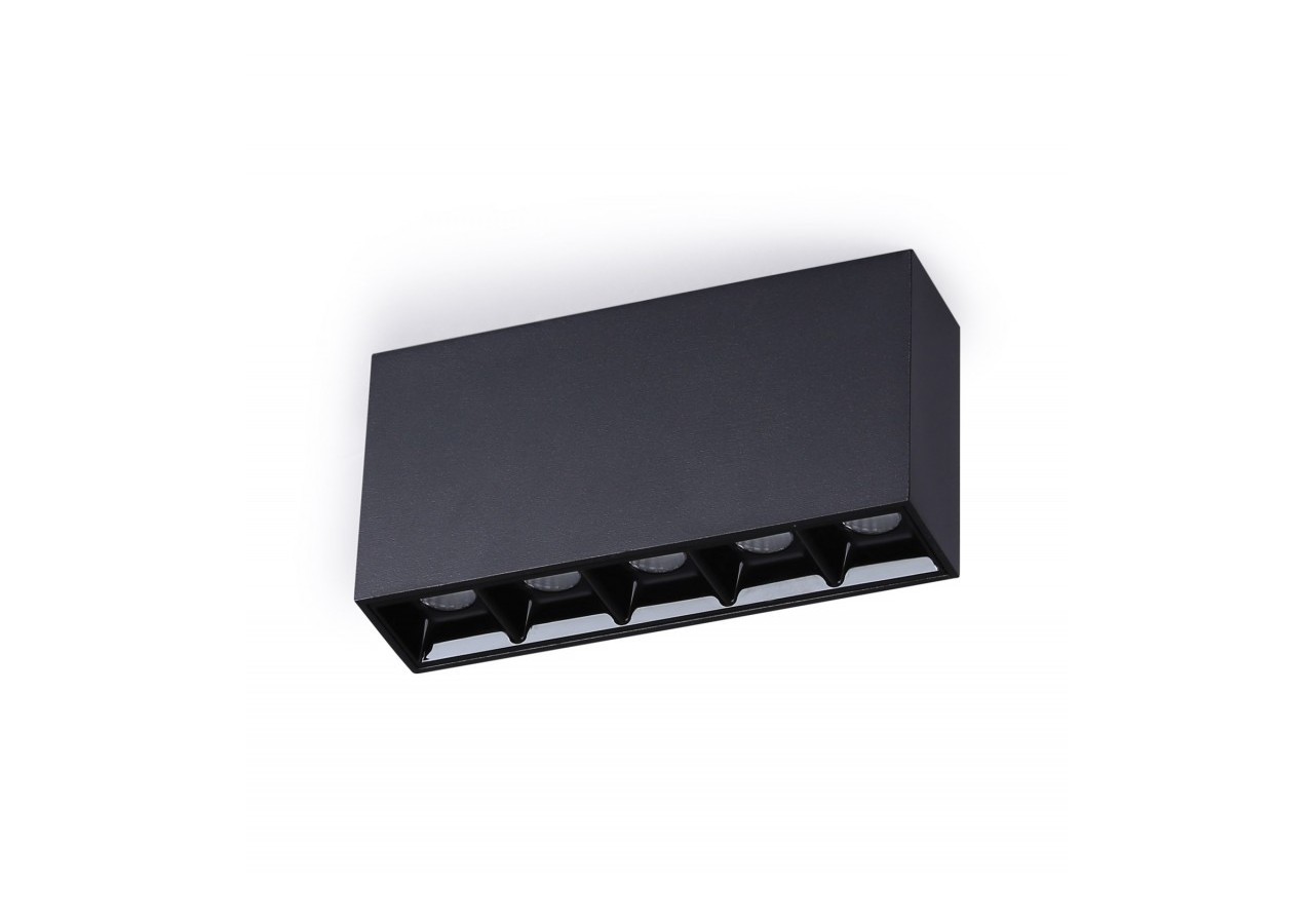 Spot LED linéaire de surface noir-10W-UGR18-IRC90-Puce OSRAM - B1324-N-BN - Barcelona LED