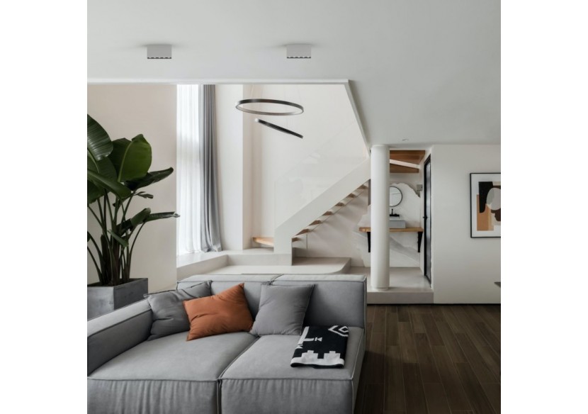 Spot LED linéaire de surface blanc-10W-UGR18-IRC90-Puce OSRAM - B1324-B-BN - Barcelona LED