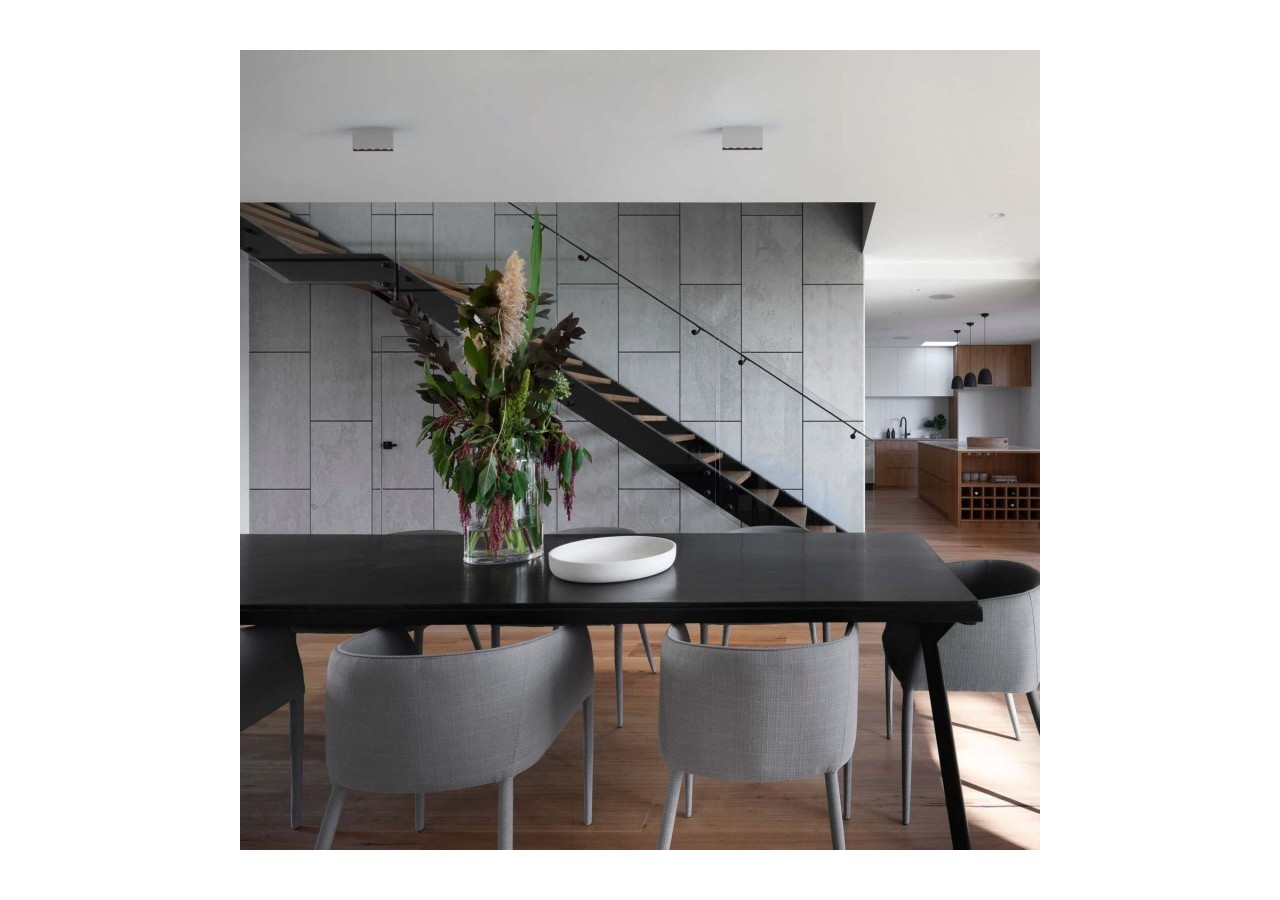 Spot LED linéaire de surface blanc-10W-UGR18-IRC90-Puce OSRAM - B1324-B-BN - Barcelona LED