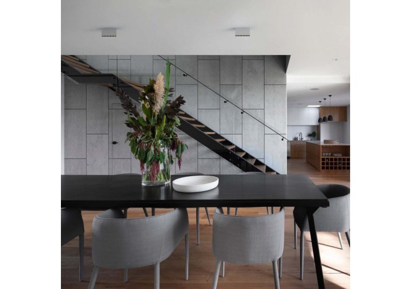 Spot LED linéaire de surface blanc-10W-UGR18-IRC90-Puce OSRAM - B1324-B-BN - Barcelona LED