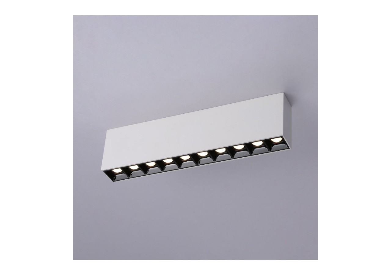 Spot LED linéaire de surface blanc-20W-UGR18-IRC90-OSRAM Chip - B1325-B-BC - Barcelona LED