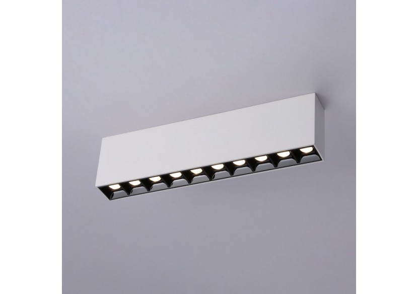 Spot LED linéaire de surface blanc-20W-UGR18-IRC90-OSRAM Chip - B1325-B-BC - Barcelona LED