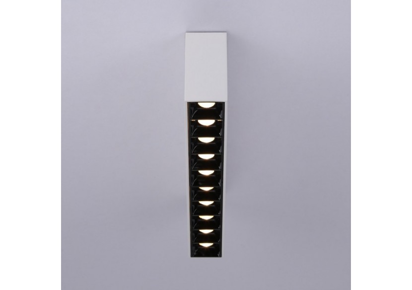 Spot LED linéaire de surface blanc-20W-UGR18-IRC90-OSRAM Chip - B1325-B-BC - Barcelona LED