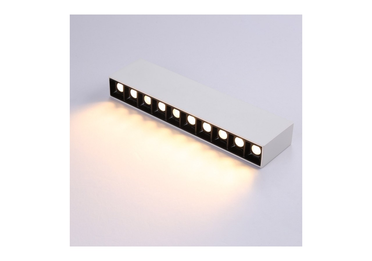 Spot LED linéaire de surface blanc-20W-UGR18-IRC90-OSRAM Chip - B1325-B-BC - Barcelona LED