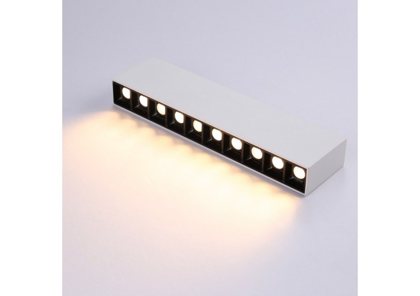 Spot LED linéaire de surface blanc-20W-UGR18-IRC90-OSRAM Chip - B1325-B-BC - Barcelona LED