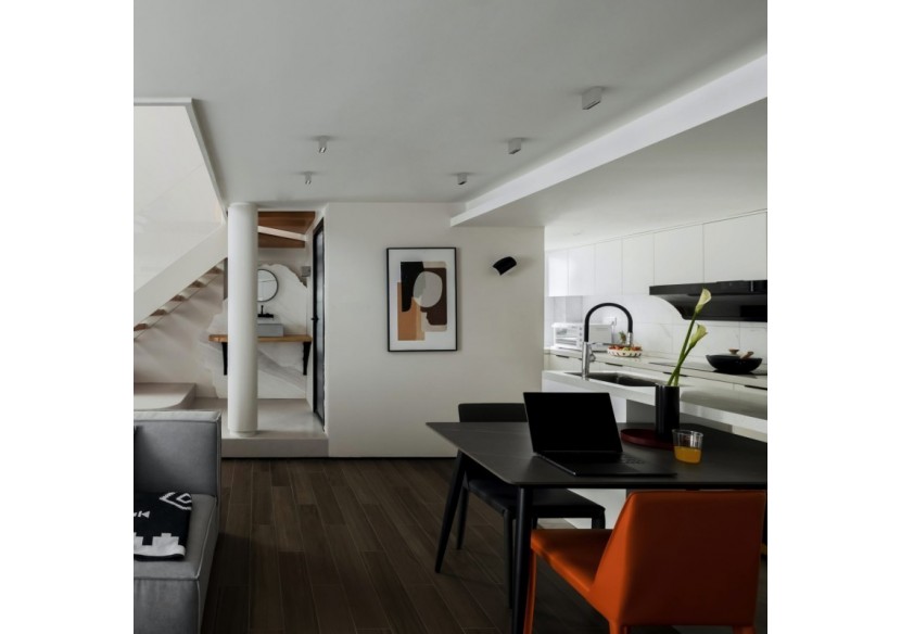 Spot LED linéaire de surface blanc-20W-UGR18-IRC90-OSRAM Chip - B1325-B-BC - Barcelona LED