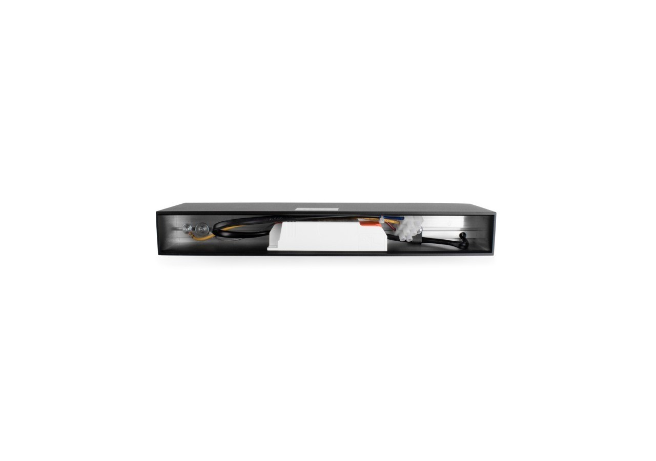Spot LED linéaire de surface noir-20W-UGR18-IRC90-OSRAM Chip - B1325-N-BN - Barcelona LED