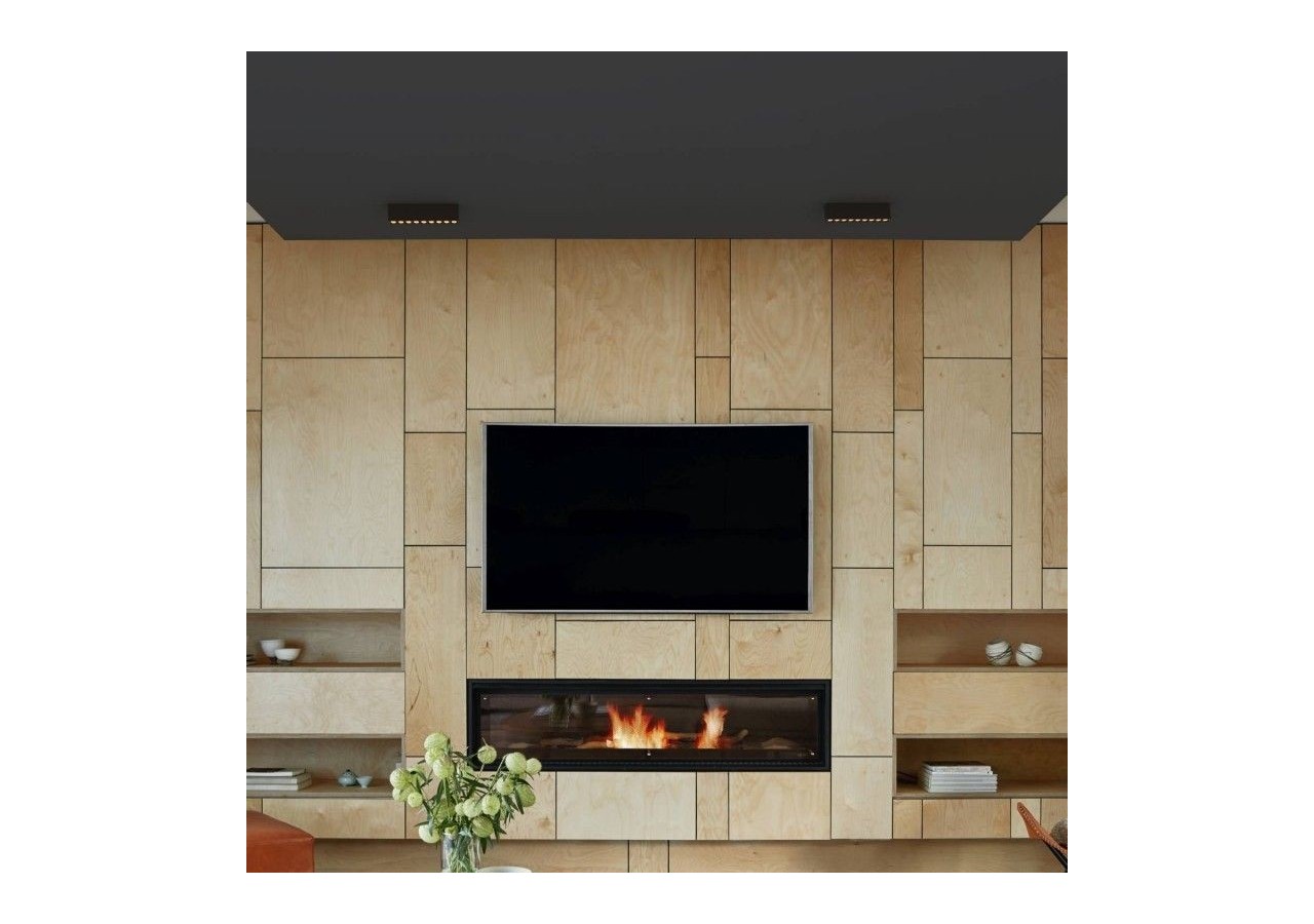 Spot LED linéaire de surface noir-20W-UGR18-IRC90-OSRAM Chip - B1325-N-BN - Barcelona LED