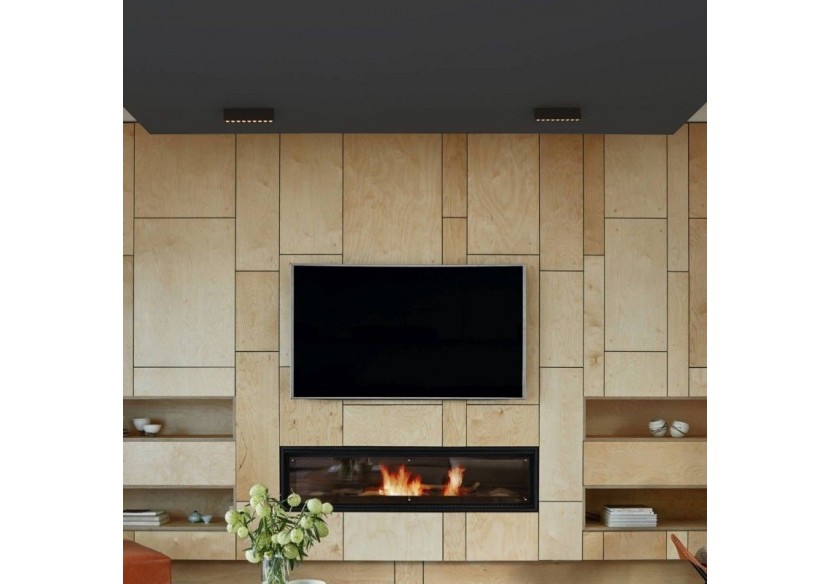 Spot LED linéaire de surface noir-20W-UGR18-IRC90-OSRAM Chip - B1325-N-BN - Barcelona LED