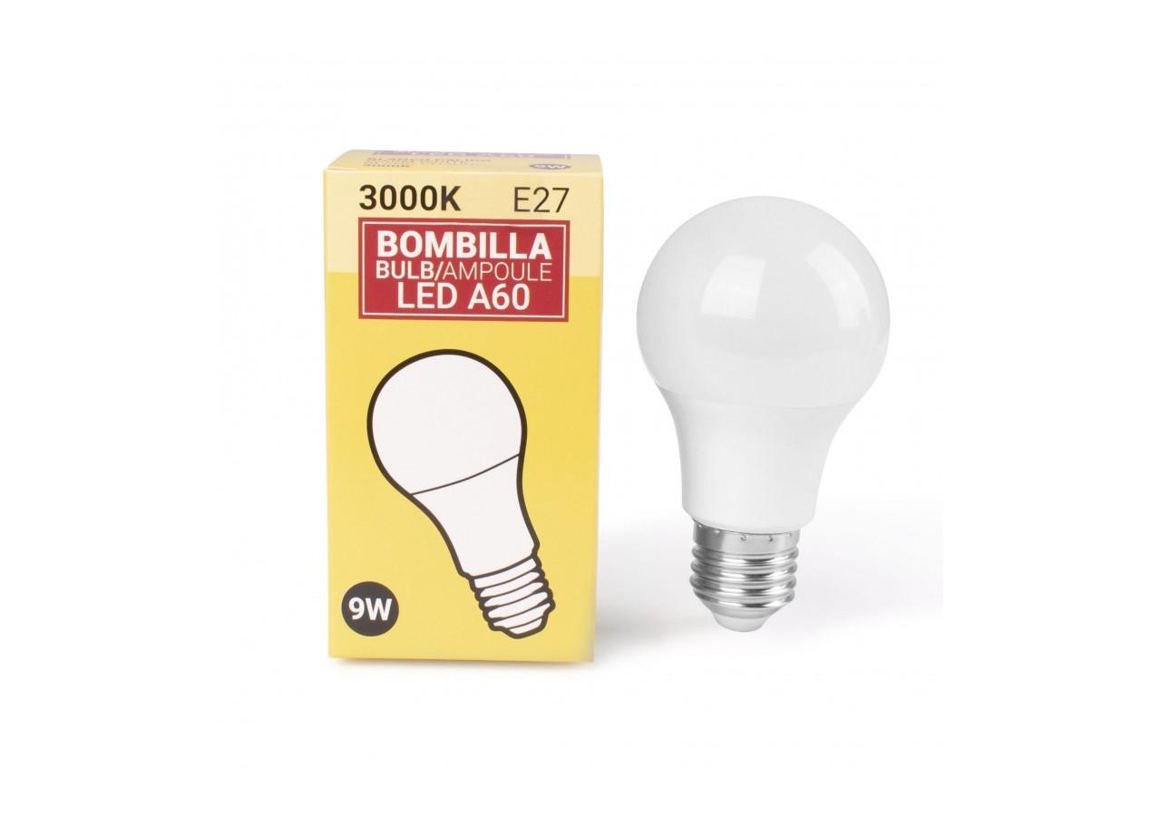 Pack x 10-Ampoule LED E27 A60-9W - KS1-A60E27-BC-10 - Barcelona LED