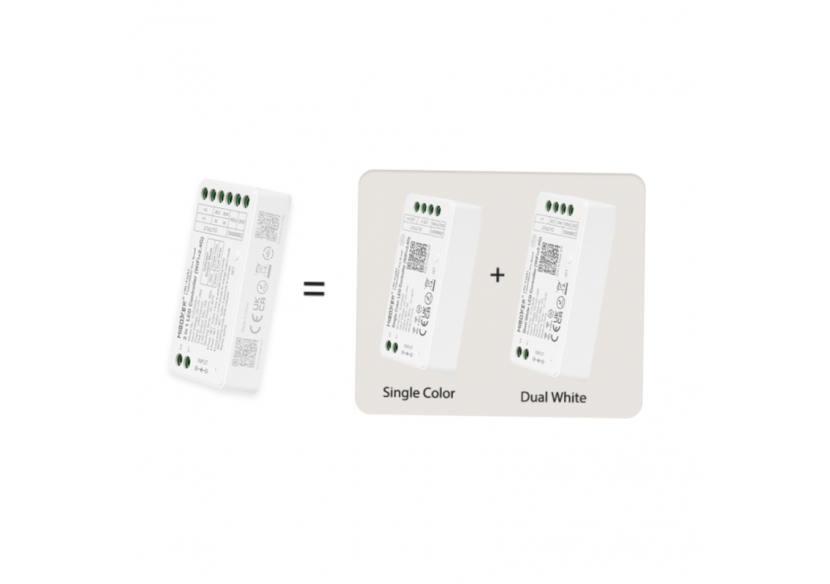 Contrôleur ruban LED 2 en 1 Monochrome-Double blanc-12/24V DC-2.4G-WiFi-MiBoxer-FUT035W+ - FUT035W+ - Barcelona LED