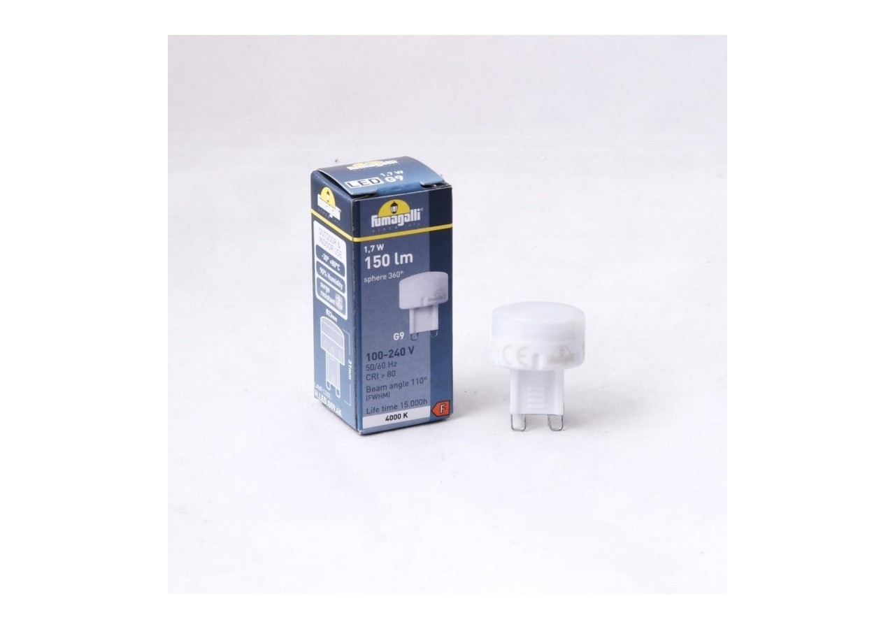 Ampoule LED G9-1,7W-Fumagalli - H.LED.G09.4K - Barcelona LED