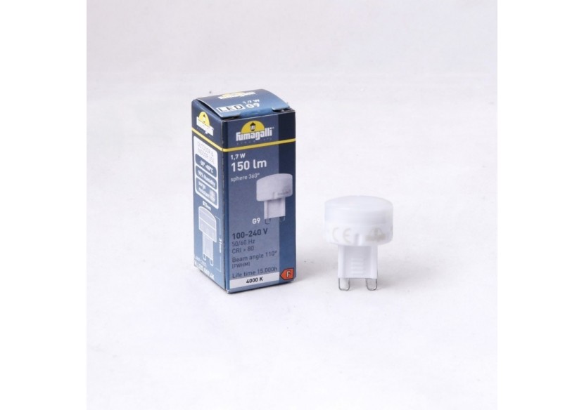 Ampoule LED G9-1,7W-Fumagalli - H.LED.G09.4K - Barcelona LED