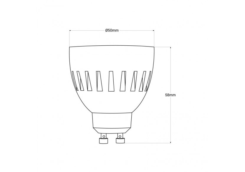 Ampoule LED GU10-6W-CCT-Fumagalli - H2.LED.GU10.CCT - Barcelona LED