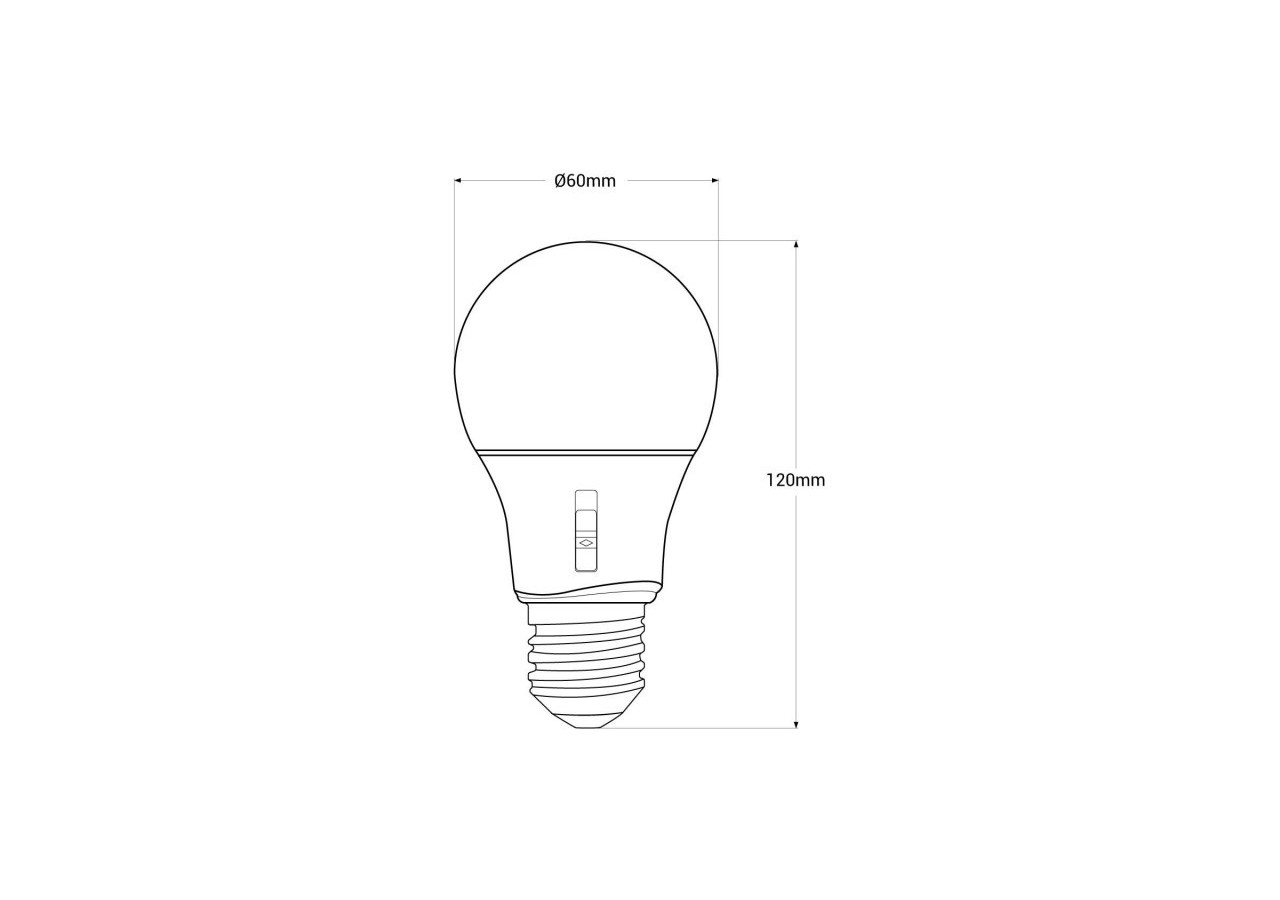 Ampoule LED E27 A60-11W-CCT-Fumagalli - H2.LED.A60.CCT - Barcelona LED