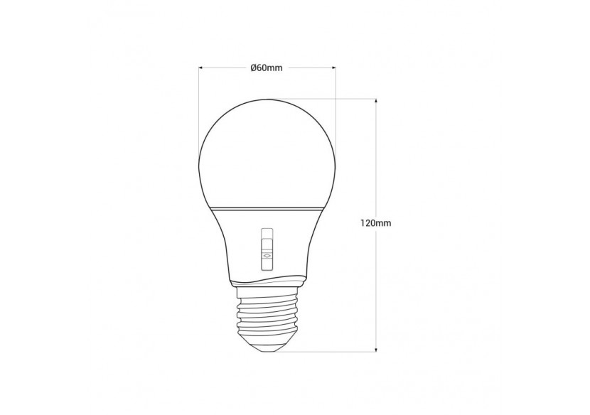 Ampoule LED E27 A60-11W-CCT-Fumagalli - H2.LED.A60.CCT - Barcelona LED