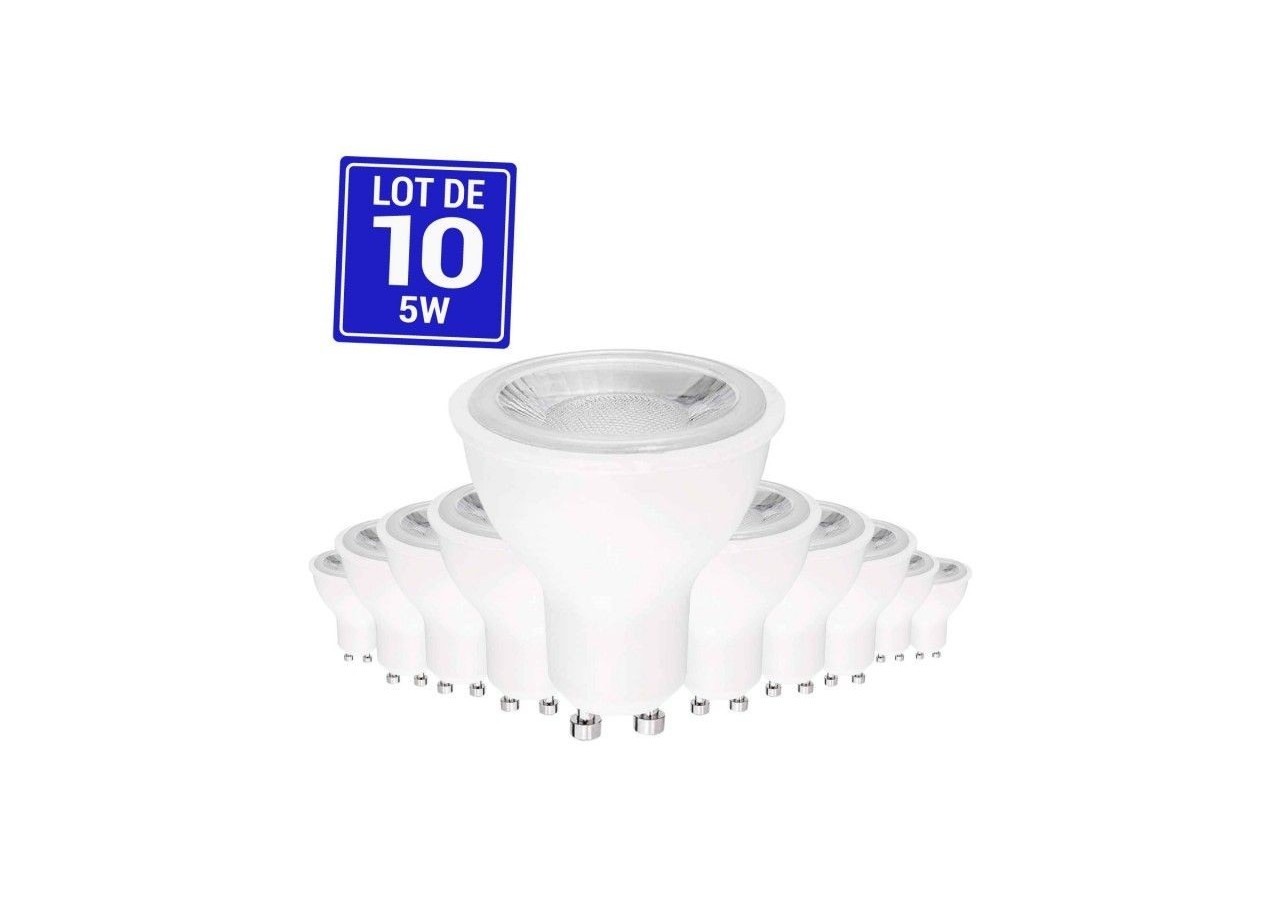 Pack x 10-Ampoule LED GU10 5W - K525-BF-10 - Barcelona LED