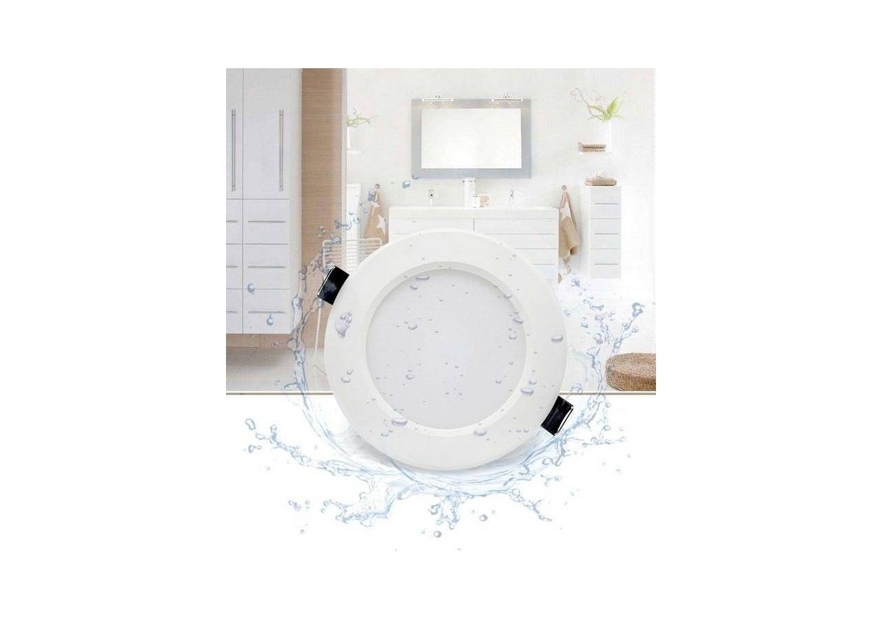 Pack x 3-Downlight LED étanche CCT-7W-IP44-Coupe diamètre 68-75mm - K1150CCT-3 - Barcelona LED