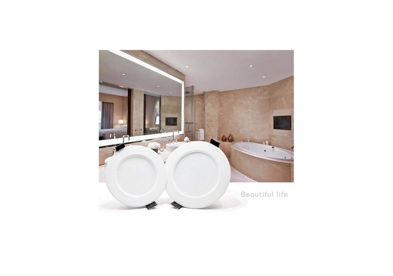 Pack x 3-Downlight LED étanche CCT-7W-IP44-Coupe diamètre 68-75mm - K1150CCT-3 - Barcelona LED