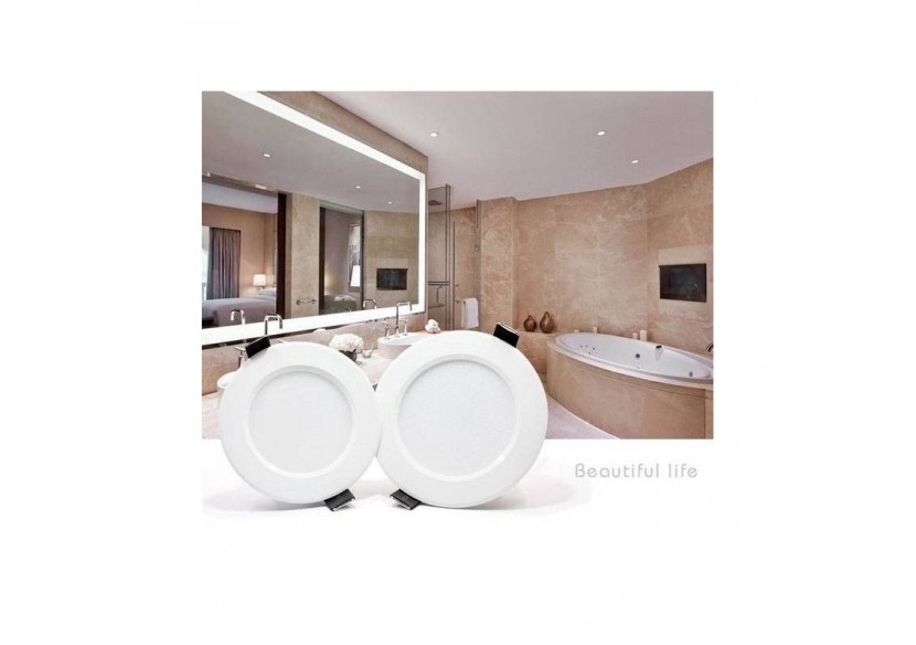 Pack x 3-Downlight LED étanche CCT-7W-IP44-Coupe diamètre 68-75mm - K1150CCT-3 - Barcelona LED