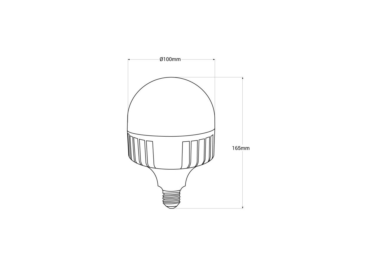 Ampoule LED E27 haute puissance -15W-CCT-Fumagalli-diamètre 100mm - H3.LED.HIP.CCT - Barcelona LED