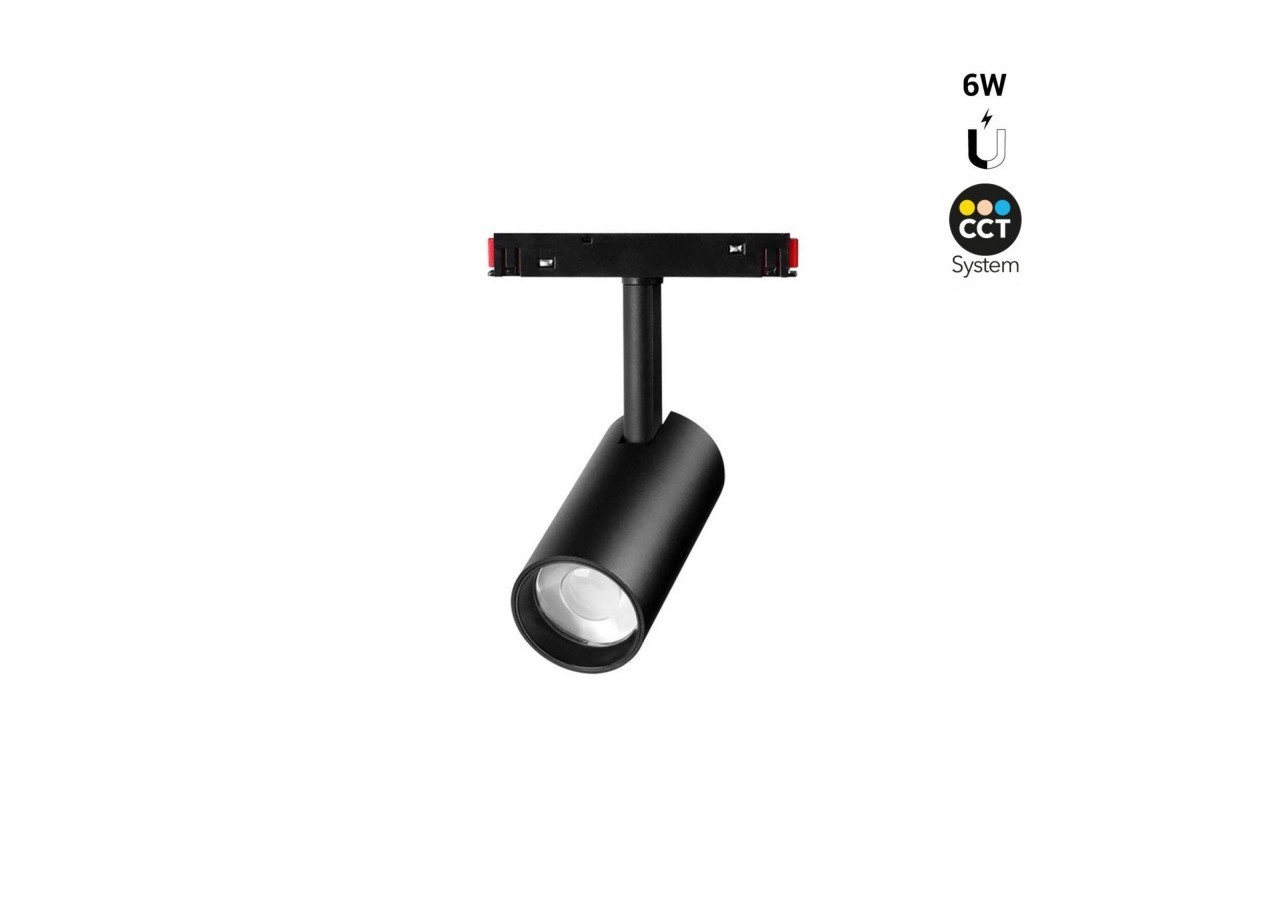 Spot LED CCT sur rail magnétique 48V-6W-Mi Light - MS2-06B-RF - Barcelona LED