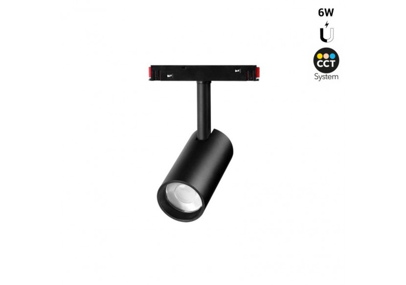 Spot LED CCT sur rail magnétique 48V-6W-Mi Light - MS2-06B-RF - Barcelona LED
