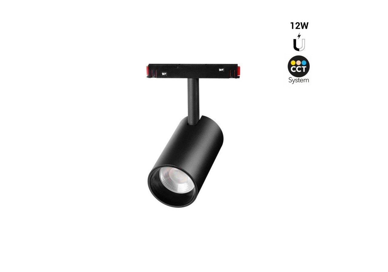 Spot LED CCT sur rail magnétique 48V-12W-Mi Light - MS2-12B-RF - Barcelona LED