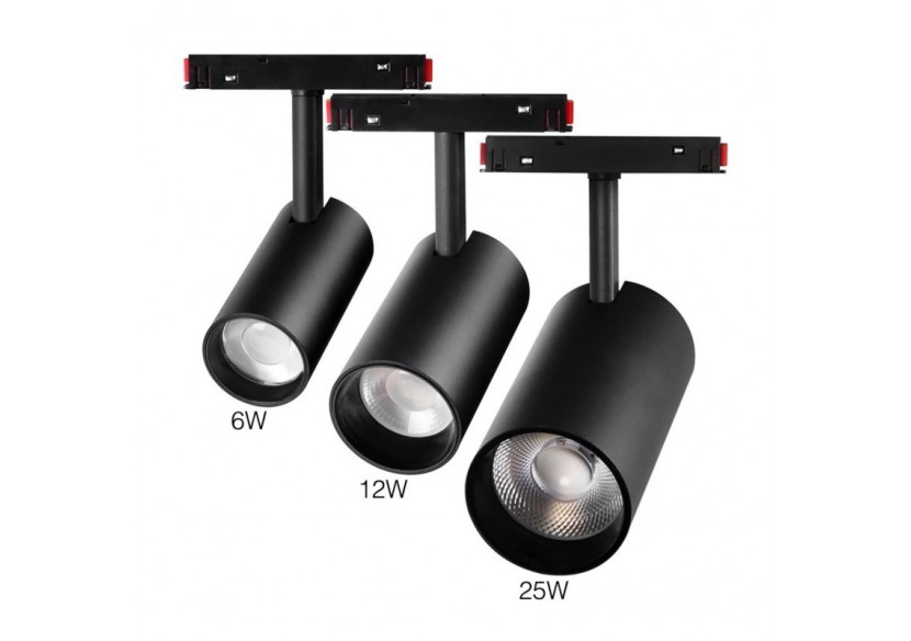 Spot LED sur rail magnétique RGB + CCT-48V-12W-Mi Light - MS5-12B-RF - Barcelona LED