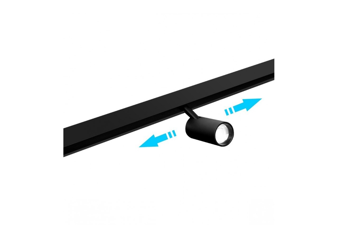 Spot LED sur rail magnétique RGB + CCT-48V-25W-Mi Light - MS5-25B-RF - Barcelona LED