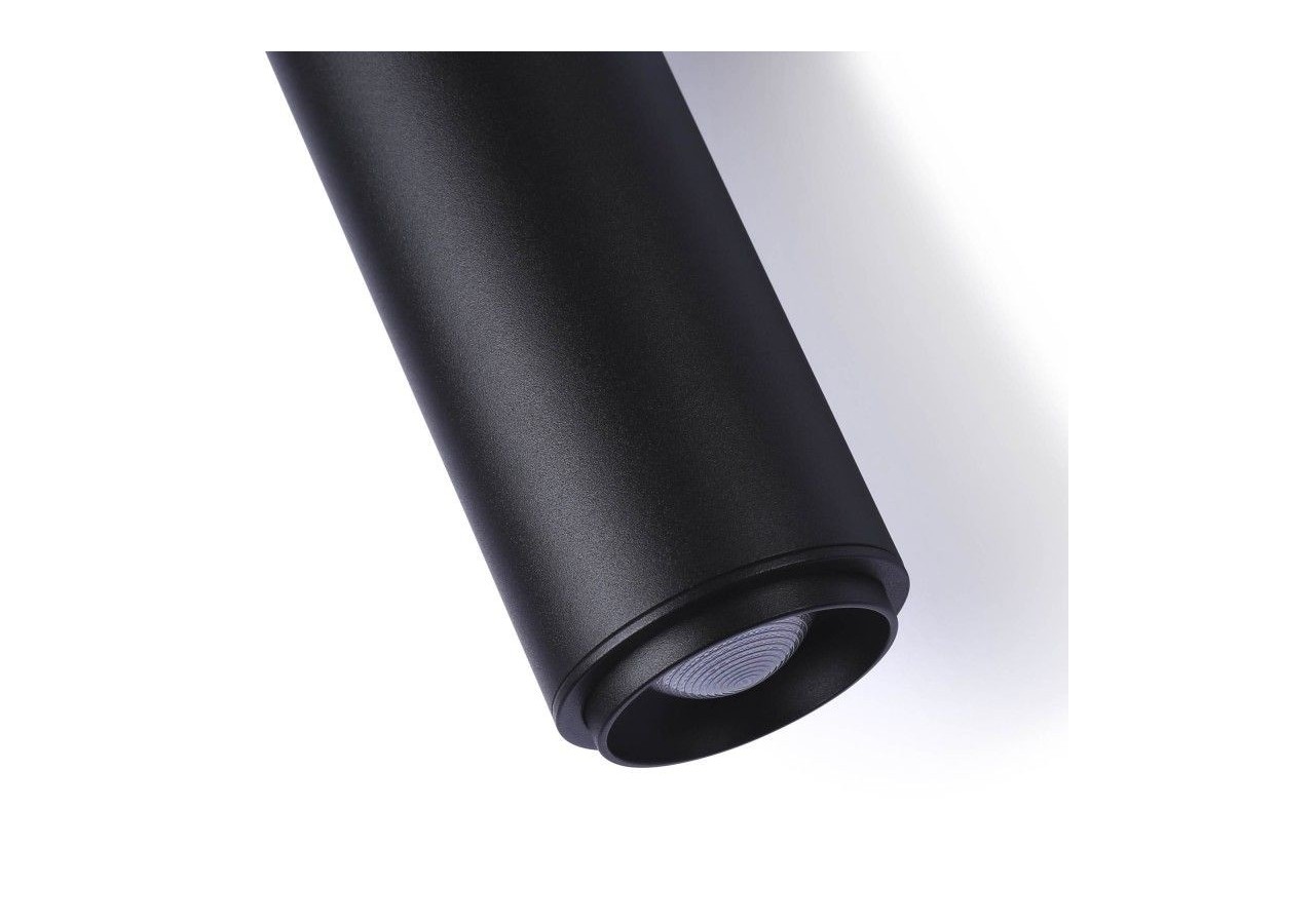 Spot suspendu LED sur rail magnétique avec ZOOM 15 degrés -60 degrés-48V-8W-UGR16-IRC 95 - LCM-8W-ZOOM-N-BC - Barcelona LED
