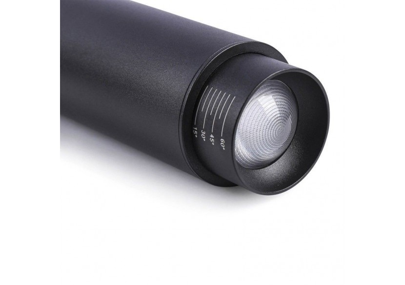 Spot suspendu LED sur rail magnétique avec ZOOM 15 degrés -60 degrés-48V-8W-UGR16-IRC 95 - LCM-8W-ZOOM-N-BC - Barcelona LED Spot suspendu LED sur rail magnétique avec ZOOM 15 degrés -60 degrés-48V-8W-UGR16-IRC 95 - LCM-8W-ZOOM-N-BC - Barcelona LED