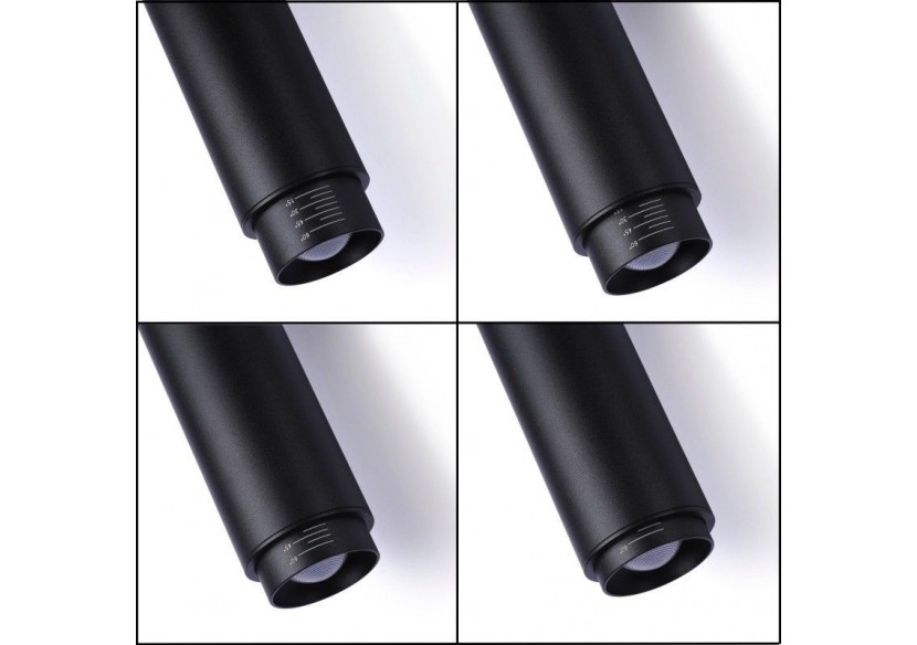 Spot suspendu LED sur rail magnétique avec ZOOM 15 degrés -60 degrés-48V-8W-UGR16-IRC 95 - LCM-8W-ZOOM-N-BC - Barcelona LED Spot suspendu LED sur rail magnétique avec ZOOM 15 degrés -60 degrés-48V-8W-UGR16-IRC 95 - LCM-8W-ZOOM-N-BC - Barcelona LED