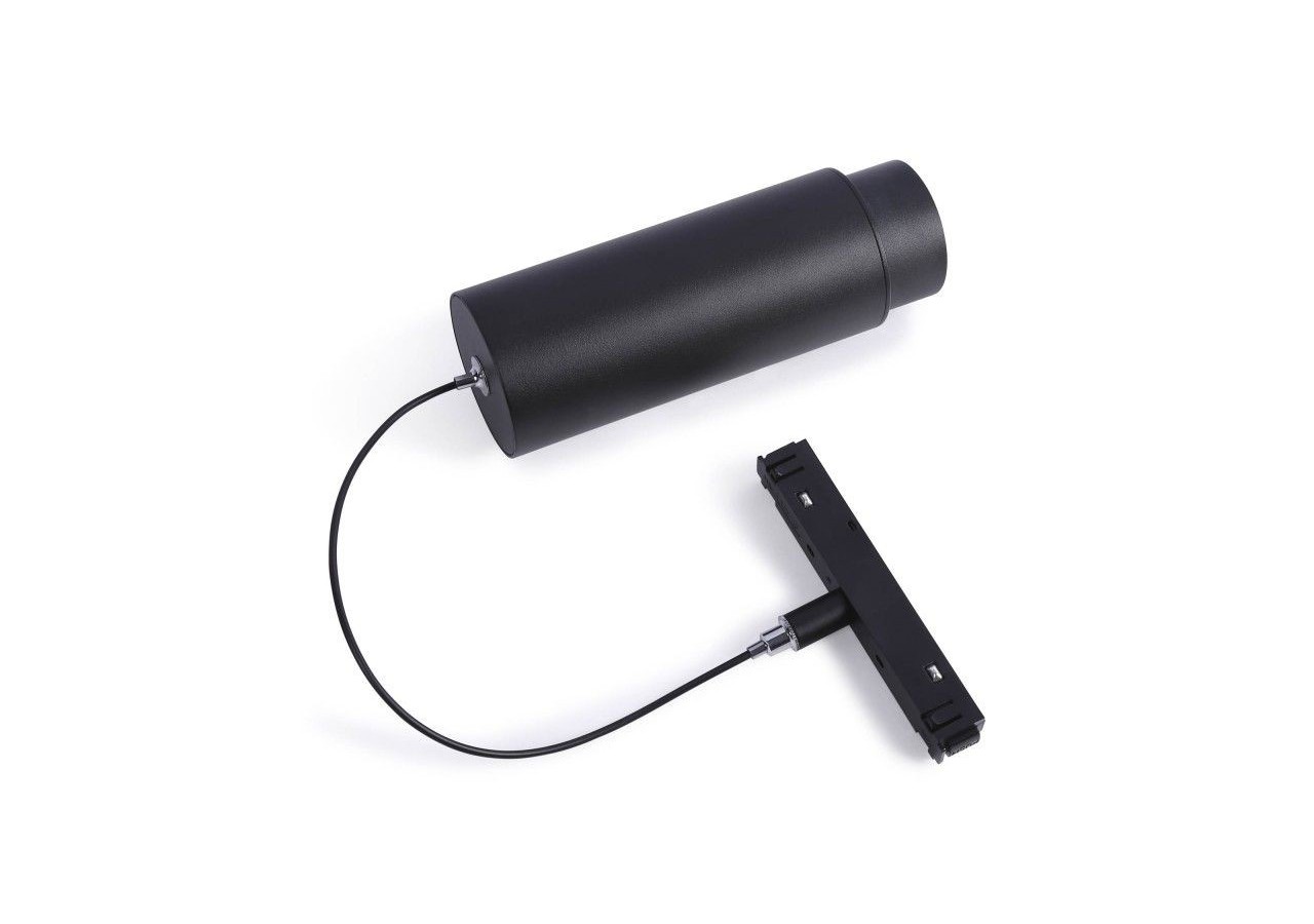 Spot suspendu LED sur rail magnétique avec ZOOM 15 degrés -60 degrés-48V-8W-UGR16-IRC 95 - LCM-8W-ZOOM-N-BC - Barcelona LED