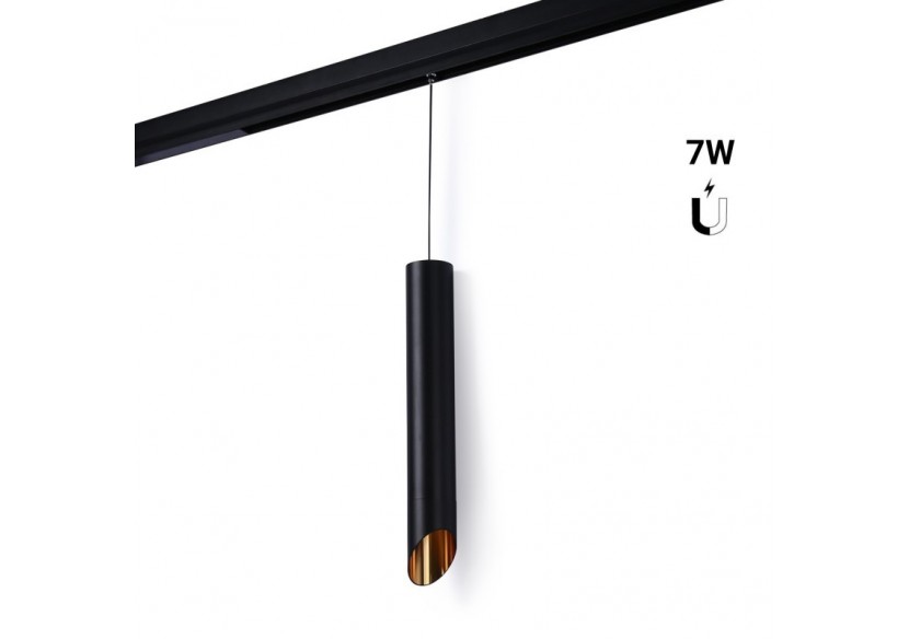 Spot suspendu LED sur rail magnétique-48V-7W-Faible UGR-IRC 95 - LCM-7W-N-BC - Barcelona LED Spot suspendu LED sur rail magnétique-48V-7W-Faible UGR-IRC 95 - LCM-7W-N-BC - Barcelona LED