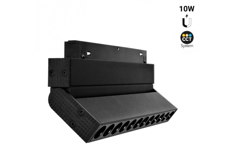 Spot linéaire orientable sur rail magnétique CCT-10W-UGR18-Mi Light - MG2-10F-RF - Barcelona LED