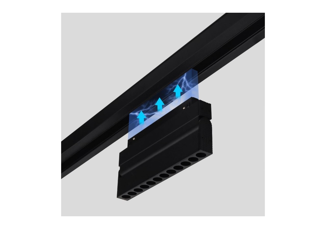 Spot linéaire orientable sur rail magnétique RGB + CCT-6W-UGR18-Mi Light - MG5-06F-RF - Barcelona LED