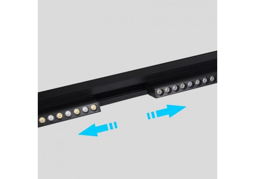 Spot linéaire orientable sur rail magnétique RGB + CCT-6W-UGR18-Mi Light - MG5-06F-RF - Barcelona LED