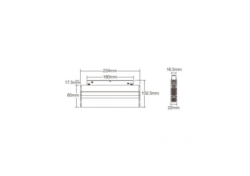 Spot linéaire orientable sur rail magnétique RGB + CCT-6W-UGR18-Mi Light - MG5-06F-RF - Barcelona LED