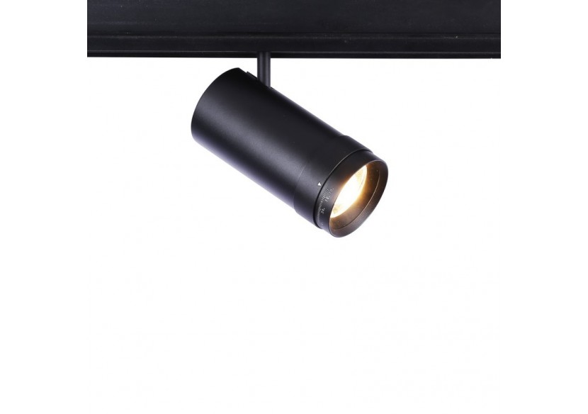 Spot LED sur rail magnétique avec Zoom 10 degrés -55 degrés-48V-25W - PMC-25W-ZOOM-N-BC - Barcelona LED