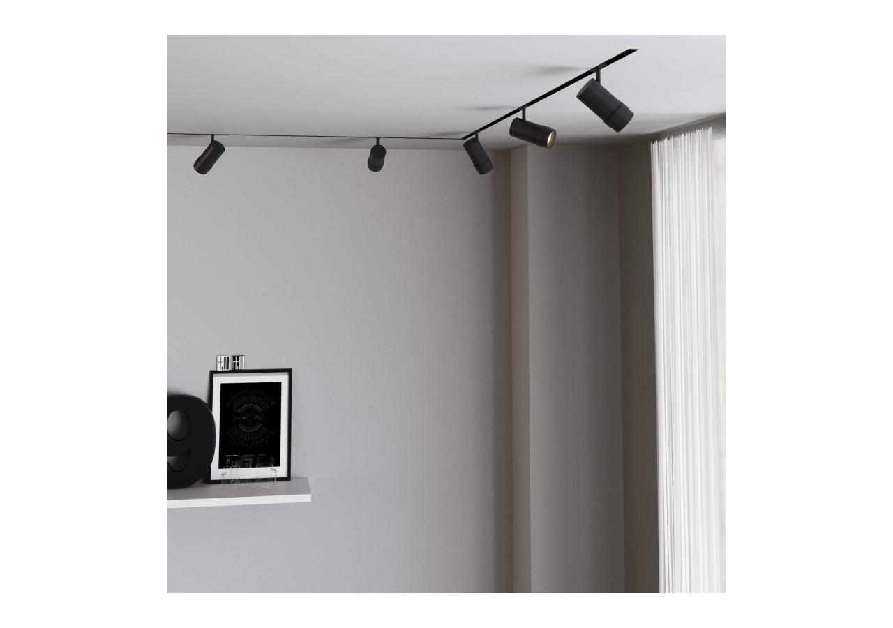 Spot LED sur rail magnétique avec Zoom 10 degrés -55 degrés-48V-25W - PMC-25W-ZOOM-N-BC - Barcelona LED