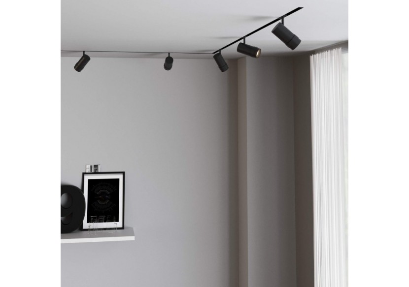 Spot LED sur rail magnétique avec Zoom 10 degrés -55 degrés-48V-25W - PMC-25W-ZOOM-N-BC - Barcelona LED