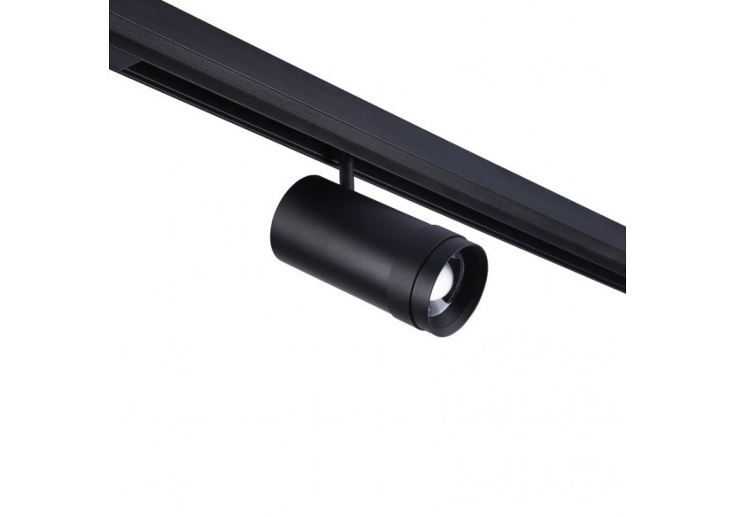 Spot LED sur rail magnétique avec Zoom 10 degrés -55 degrés-48V-25W - PMC-25W-ZOOM-N-BC - Barcelona LED